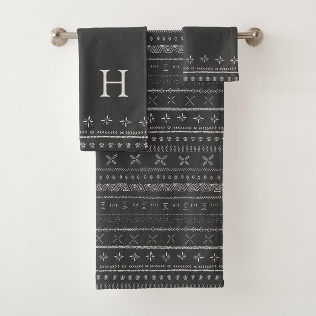 Boho Print Bath Towel Set (Insitu)