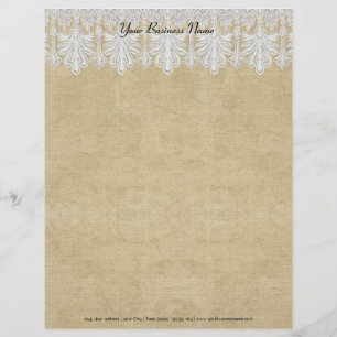 BOHO Printed Burlap n Lace gypsy Modern Mod Style