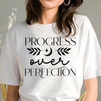 Boho Progress Over Perfection Motivational