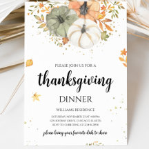 Boho Pumpkin Thanksgiving Dinner