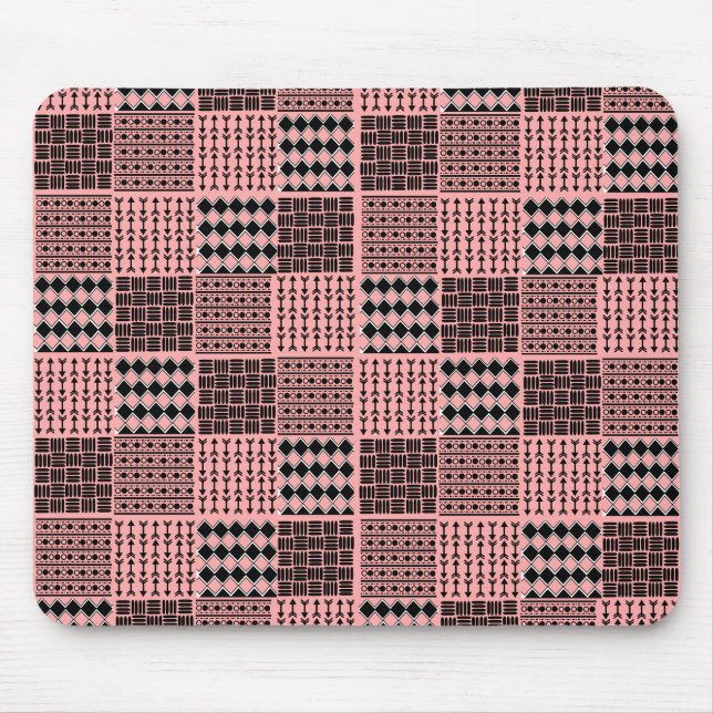 Boho Quilt Mouse Pad (Front)