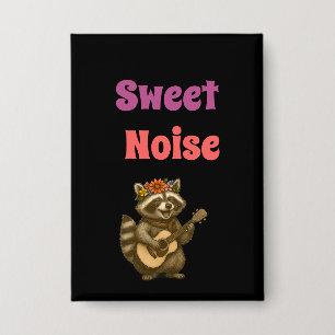 Boho Racoon Floral Crown Music Lover