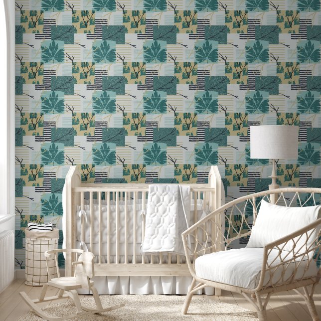 Boho Rain Forest Wallpaper (Kids)