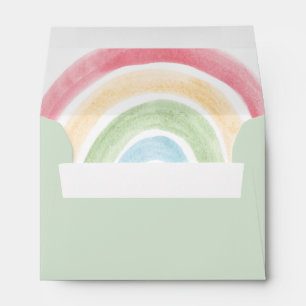 Boho Rainbow Baby Shower Envelopes