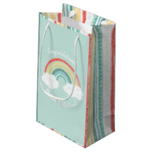 Boho Rainbow Baby Shower Small Gift Bag