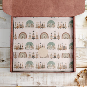 Boho Rainbow Christmas Tissue Paper
