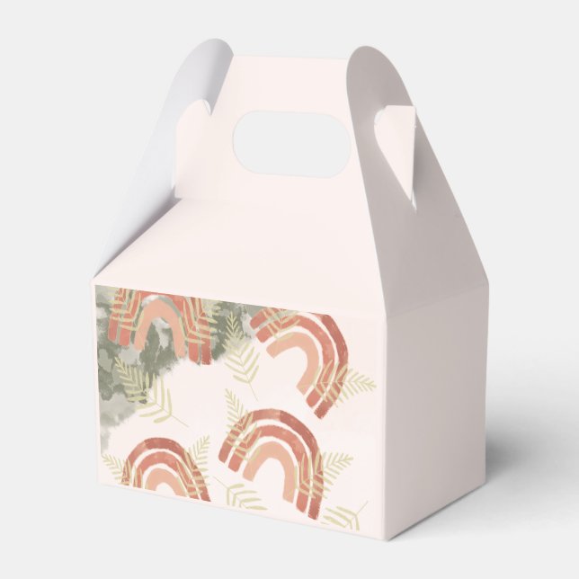 Boho Rainbow  Favour Box (Front Side)