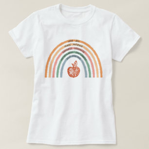 Boho Rainbow Homeschool Fruit of the Spirit T-Shirt