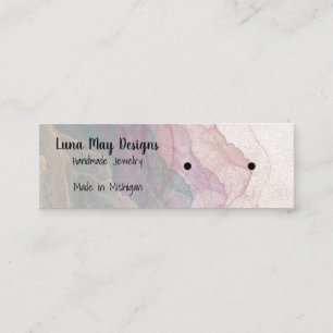 Boho Rainbow Jewellery Display Business Card