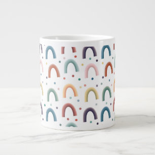 Boho Rainbow Large Coffee Mug