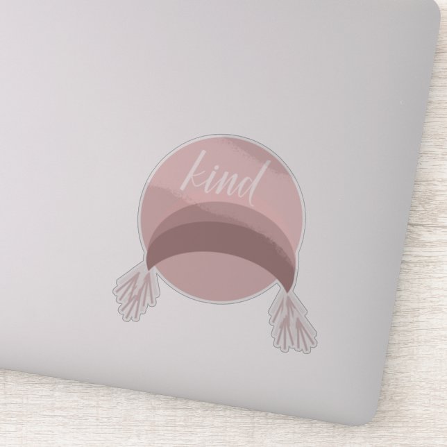 Boho Rainbow Macrame Pink Kind (Detail)