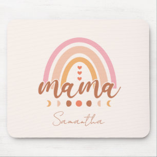 Boho Rainbow Mama Mouse Pad