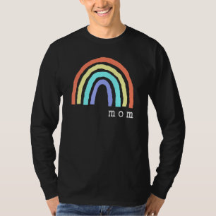 Boho Rainbow Mum Pride Lbgtqia T-Shirt