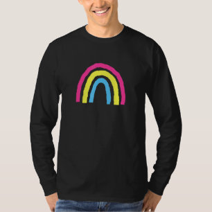 Boho Rainbow Pan Pansexual Flag Pride Lbgtqia T-Shirt