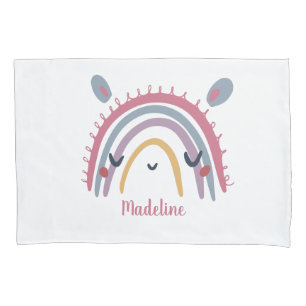 Boho Rainbow Pastel Modern  Pillowcase