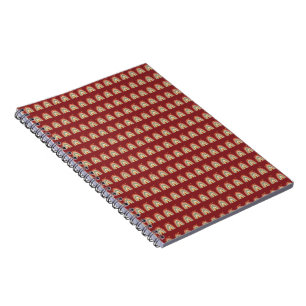Boho Rainbow Pattern Neck Tie Notebook