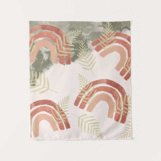 Boho Rainbow Tapestry (Front)