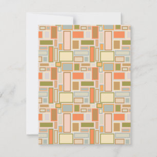 Boho Rectangles Card