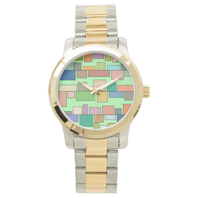 Boho Rectangles  Watch (Front)