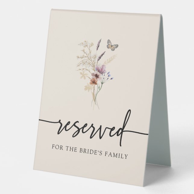 Boho Reserved Sign (Front)