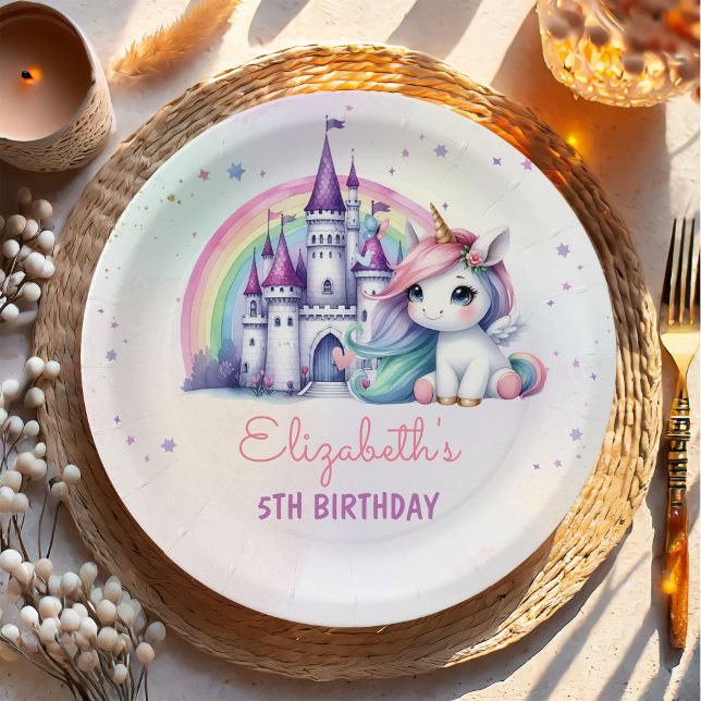 Boho Retro Daisy 1st Birthday Paper Plates (Creator Uploaded)