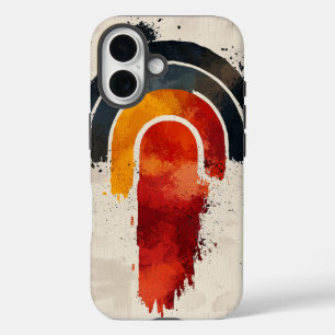 Boho Retro Splash Rainbow Phone Case 