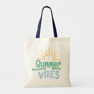 Boho Retro Summer Quote  Tote Bag