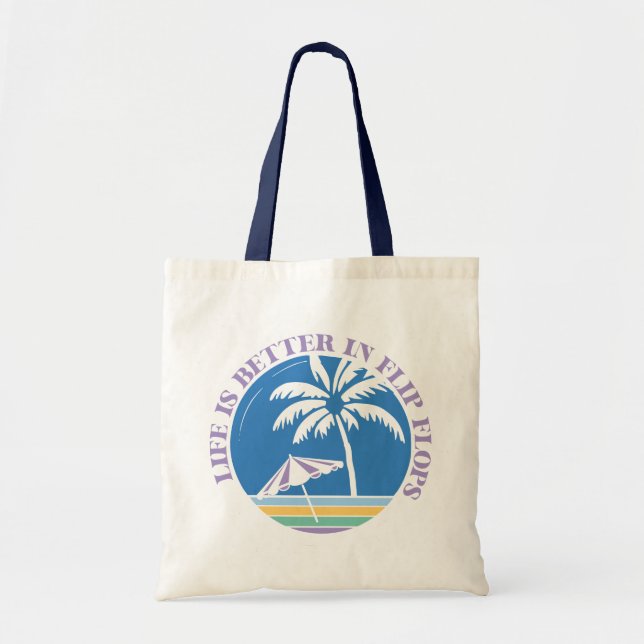  Boho Retro Summer Quote  Tote Bag (Front)