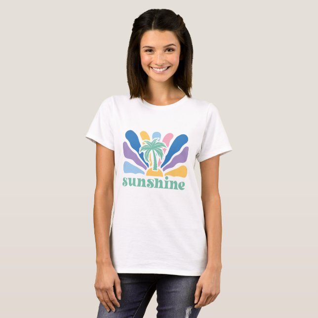  Boho Retro Summer  T-Shirt (Front Full)