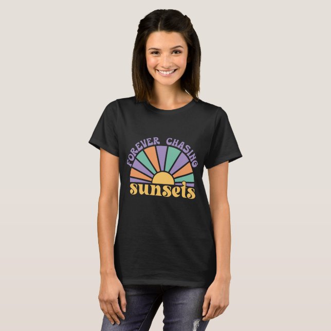  Boho Retro Summer  T-Shirt (Front Full)