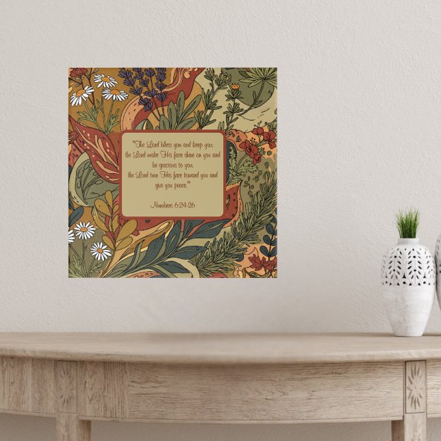 Boho Rhapsody Blessing Customisable  Poster (Creator Uploaded)