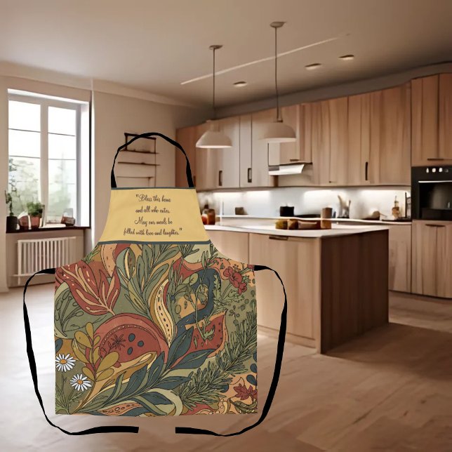 Boho Rhapsody Customisable Apron (Creator Uploaded)
