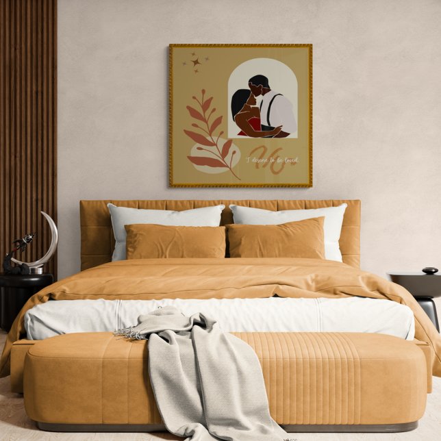 Boho Romance I Deserve To Be Loved Poster (Creator Uploaded)