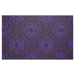 Boho-romantic coloured mandala ornament arabesque fabric