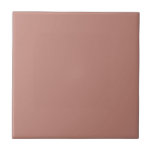 Boho Rosy Brown Ceramic Ceramic Tile<br><div class="desc">A solid rosy brown boho colour scheme style, ceramic tile for home DIY projects. Use it as a simple coaster tile, for a backsplash mixed with other colours, to decorate a table top, tile a serving tray, bath shower tiles, create a mosaic, tile book shelves, and more! Get creative. Comes...</div>