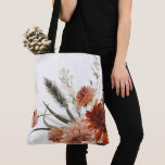 Boho Rust Floral Autumn Bouquet Tote Bag<br><div class="desc">Gift your bridesmaids with a gift they will really use with this boho rust floral bouquet.</div>