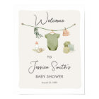 Boho Rustic Baby Shower Boy Neutral Welcome