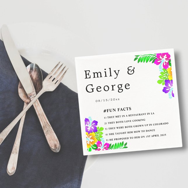 Boho Rustic Colourful Roses Summer Floral Wedding Napkin (Creator Uploaded)