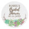 Boho Rustic Succulent Bridal Shower Favour Sticker