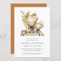 Boho Safari African Gender Neutral Boy Baby Shower