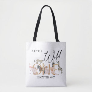 Boho Safari Wild One Baby Girl Baby Shower Tote Bag