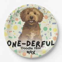 Boho Sage Green Goldendoodle First Birthday Party