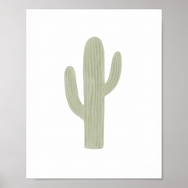Boho Saguaro Cactus Nursery Decor (Front)