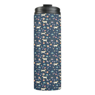 boho seamless abstract pattern thermal tumbler