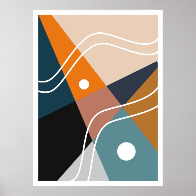Boho shape set   poster (Front)