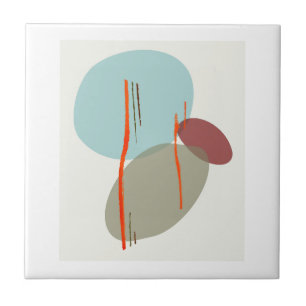 Boho Shapes Ceramic Tile