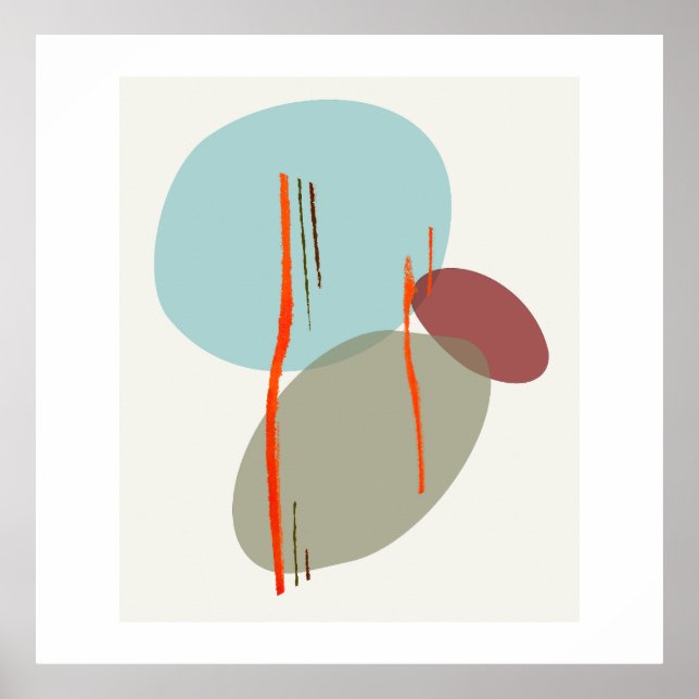 Boho Shapes Poster (Front)