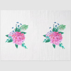Boho Skull and Flowers Series Design 11 Tissue Paper