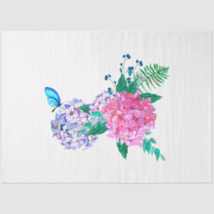 Boho Skull and Flowers Series Design 13 Tissue Paper