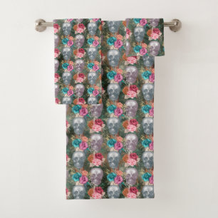 Boho Skull Series Design 10 Bath Towel Set